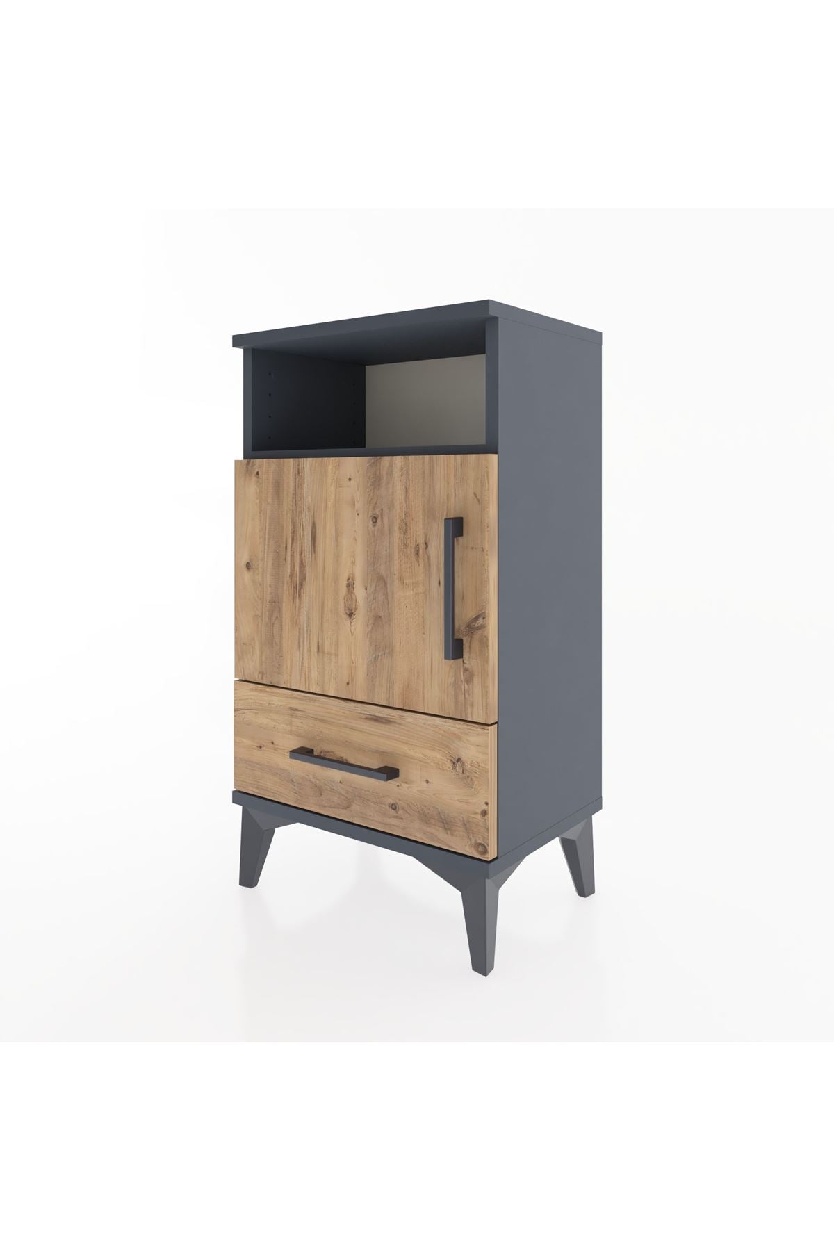 Arges Komodin 2 Raflı Tek Kapaklı 44x30x80 - S08M005V6A