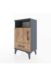 Arges Komodin 2 Raflı Tek Kapaklı 44x30x80 - S08M005V6A