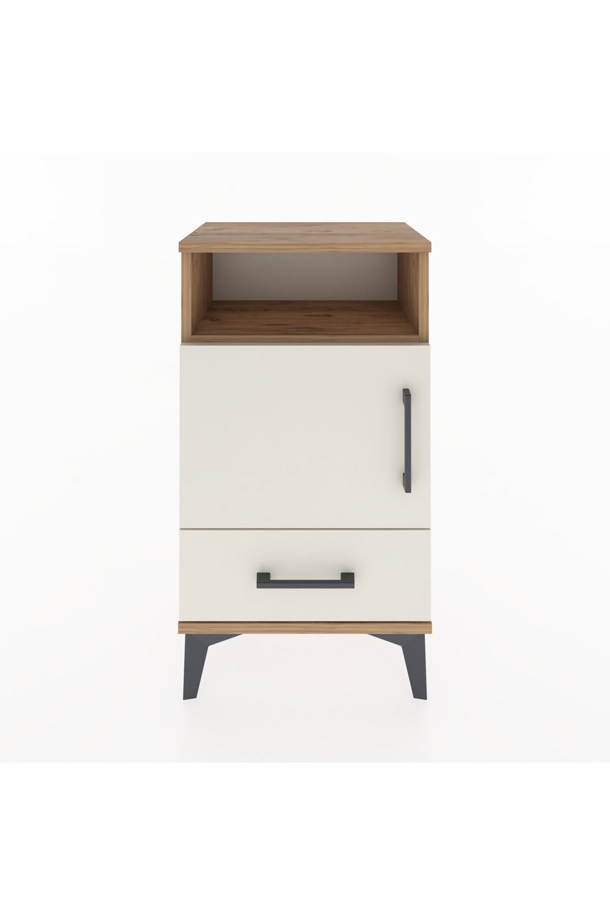 Arges Komodin 2 Raflı Tek Kapaklı 44x30x80 - S08M005V7A