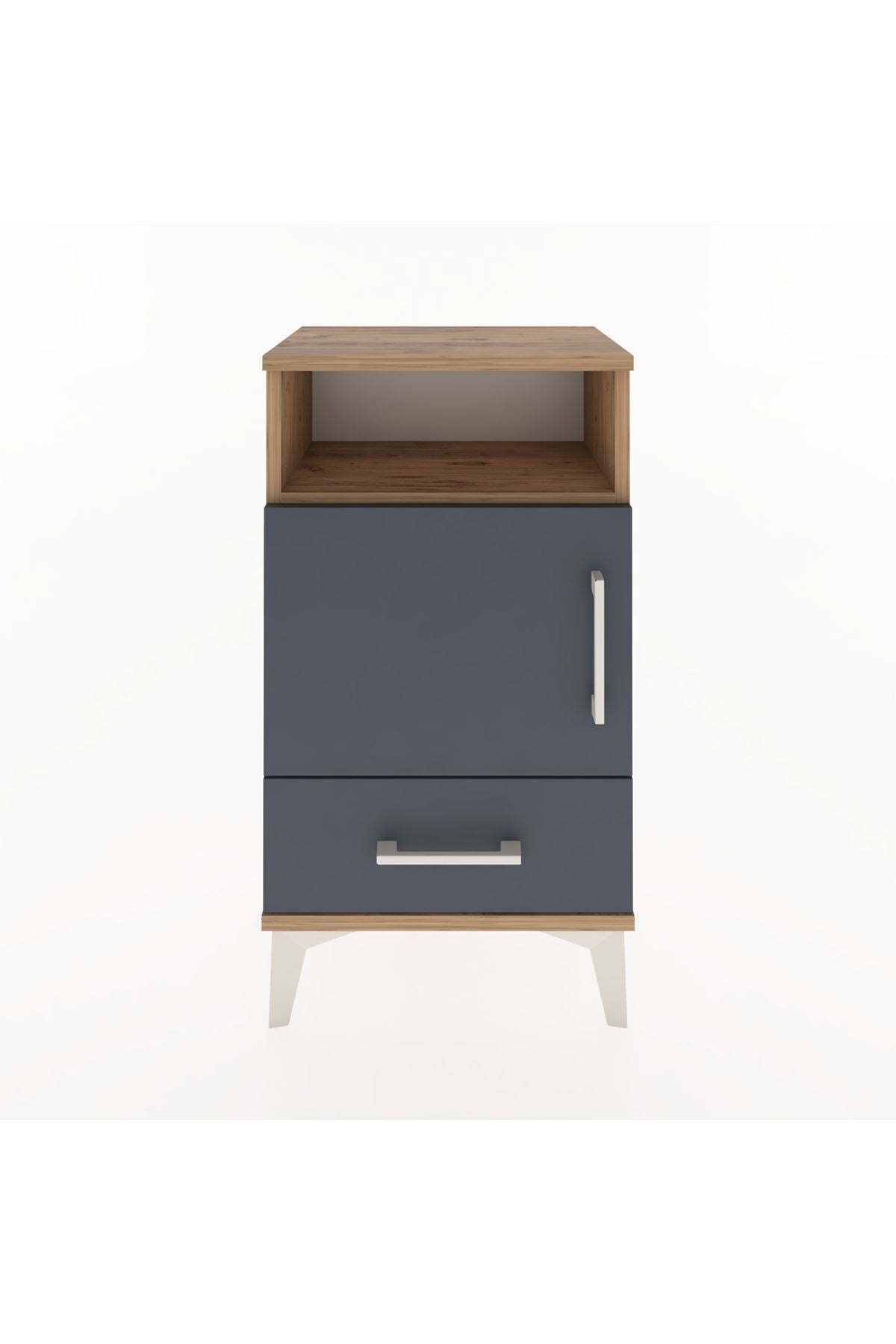 Arges Komodin 2 Raflı Tek Kapaklı 44x30x80 - S08M005V8A