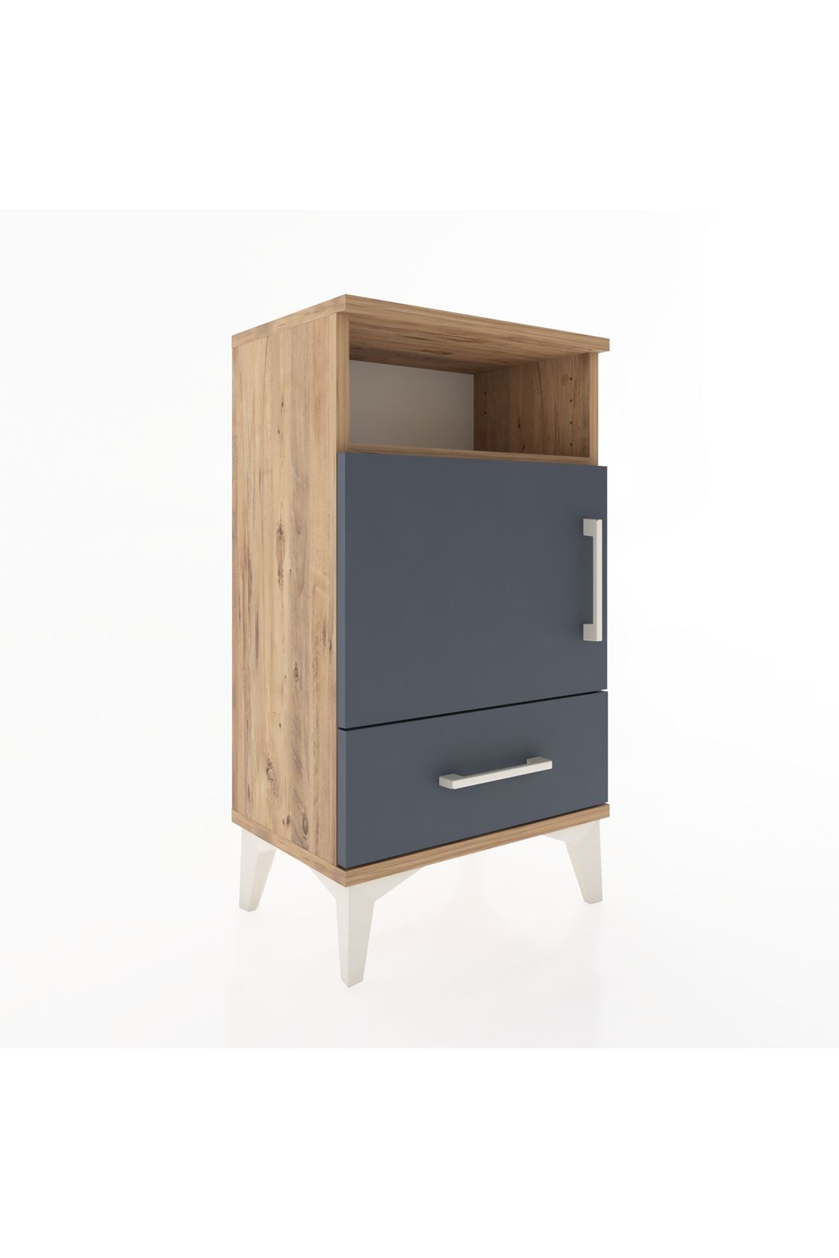 Arges Komodin 2 Raflı Tek Kapaklı 44x30x80 - S08M005V8A