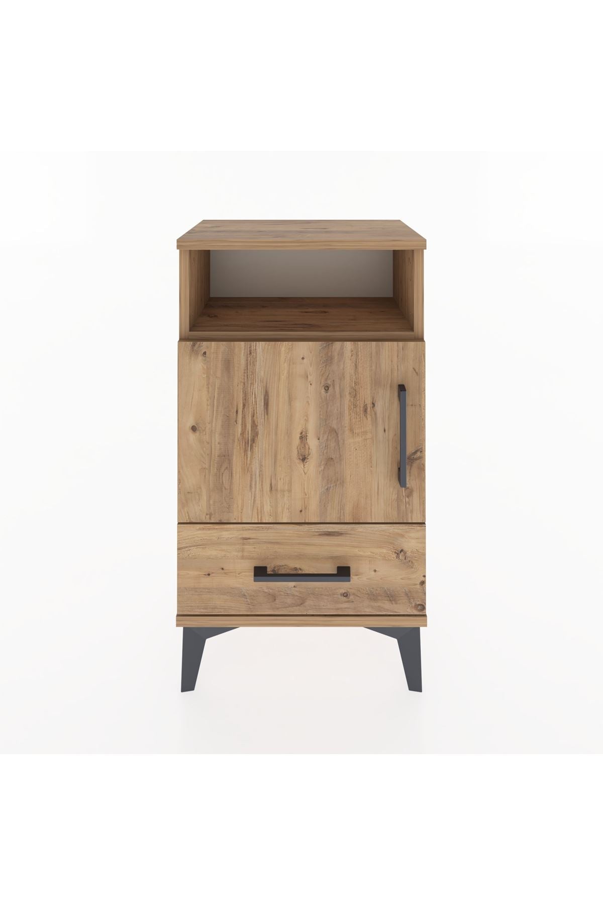Arges Komodin 2 Raflı Tek Kapaklı 44x30x80 - S08M005V9A