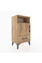 Arges Komodin 2 Raflı Tek Kapaklı 44x30x80 - S08M005V9A