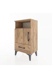 Arges Komodin 2 Raflı Tek Kapaklı 44x30x80 - S08M005V9A