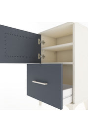 Arges Komodin Tek Raflı Tek Çekmeceli Tek Kapaklı 44x30x80 - S08M007V2A