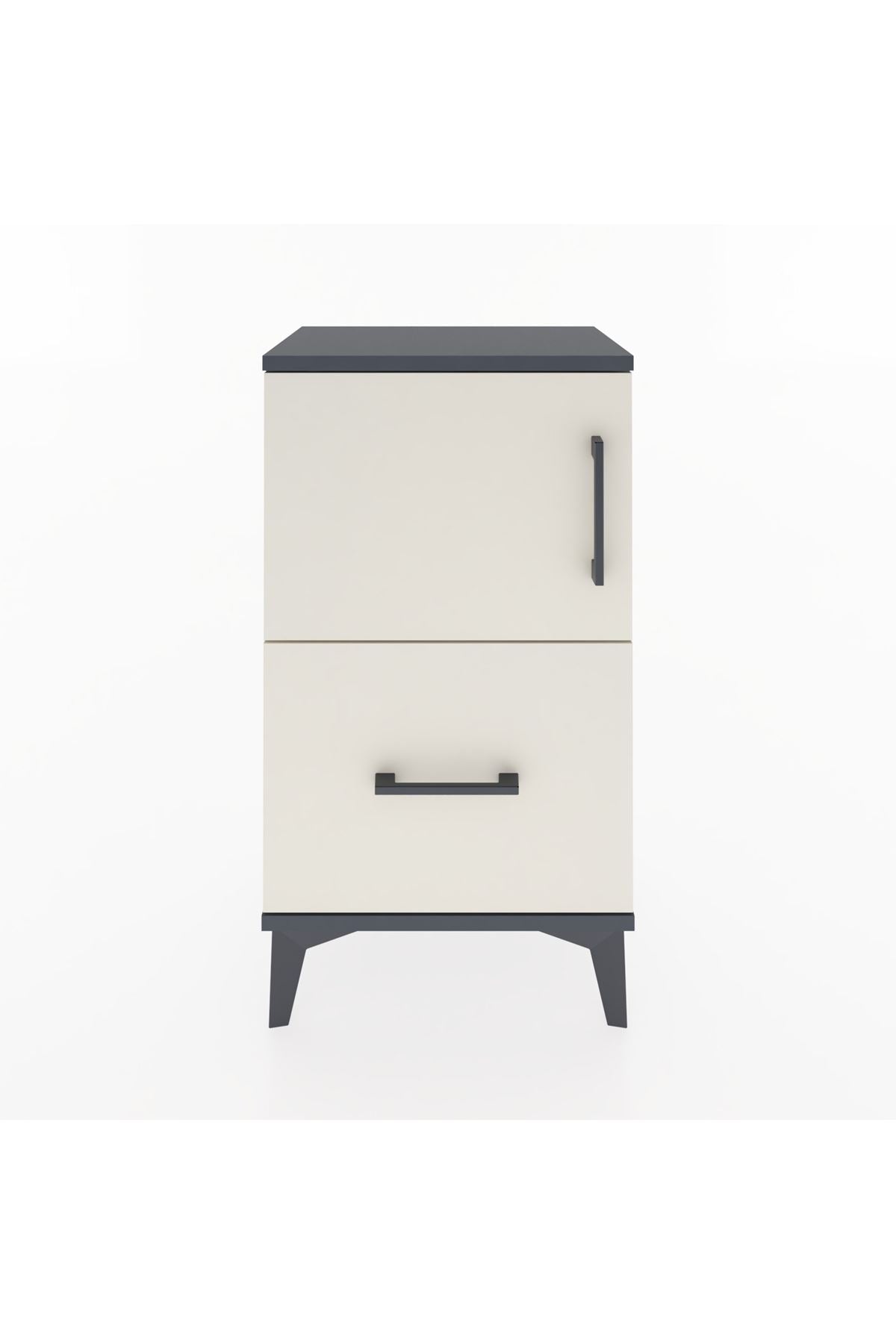 Arges Komodin Tek Raflı Tek Çekmeceli Tek Kapaklı 44x30x80 - S08M007V4A