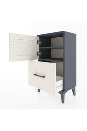 Arges Komodin Tek Raflı Tek Çekmeceli Tek Kapaklı 44x30x80 - S08M007V4A