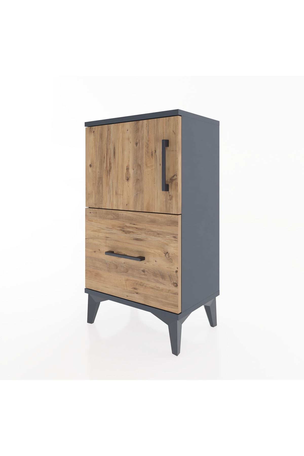 Arges Komodin Tek Raflı Tek Çekmeceli Tek Kapaklı 44x30x80 - S08M007V6A