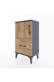 Arges Komodin Tek Raflı Tek Çekmeceli Tek Kapaklı 44x30x80 - S08M007V6A