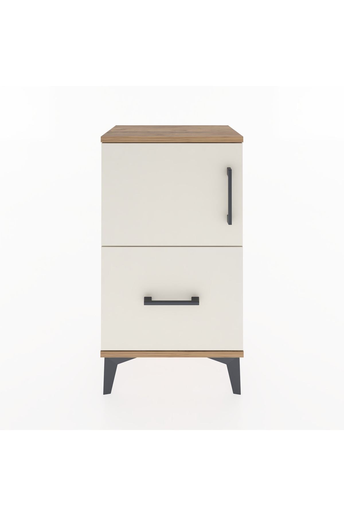 Arges Komodin Tek Raflı Tek Çekmeceli Tek Kapaklı 44x30x80 - S08M007V7A