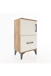 Arges Komodin Tek Raflı Tek Çekmeceli Tek Kapaklı 44x30x80 - S08M007V7A