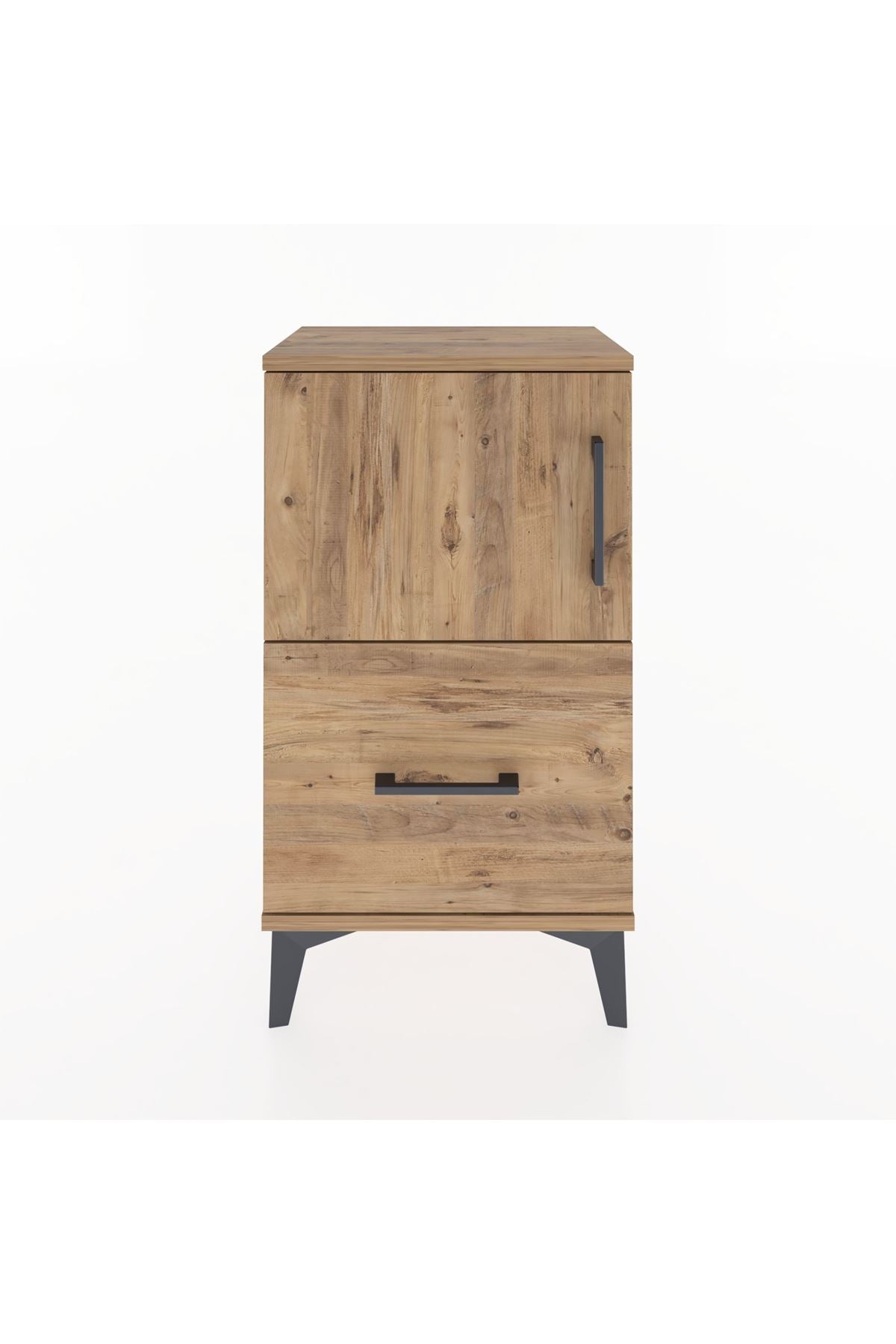 Arges Komodin Tek Raflı Tek Çekmeceli Tek Kapaklı 44x30x80 - S08M007V9A