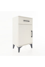 Arges Komodin 2 Raflı Tek Çekmeceli Tek Kapaklı 44x30x80 - S08M009V1A