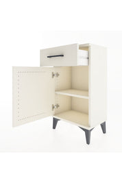 Arges Komodin 2 Raflı Tek Çekmeceli Tek Kapaklı 44x30x80 - S08M009V1A