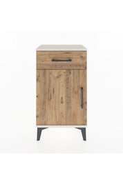 Arges Komodin 2 Raflı Tek Çekmeceli Tek Kapaklı 44x30x80 - S08M009V3A