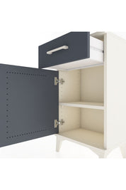 Arges Komodin 2 Raflı Tek Çekmeceli Tek Kapaklı 44x30x80 - S08M009V2A