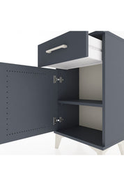 Arges Komodin 2 Raflı Tek Çekmeceli Tek Kapaklı 44x30x80 - S08M009V5A