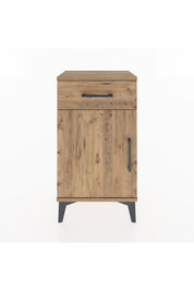 Arges Komodin 2 Raflı Tek Çekmeceli Tek Kapaklı 44x30x80 - S08M009V9A