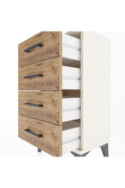 Arges Komodin 2 Raflı Tek Kapaklı 44x30x80 - S08M011V3A