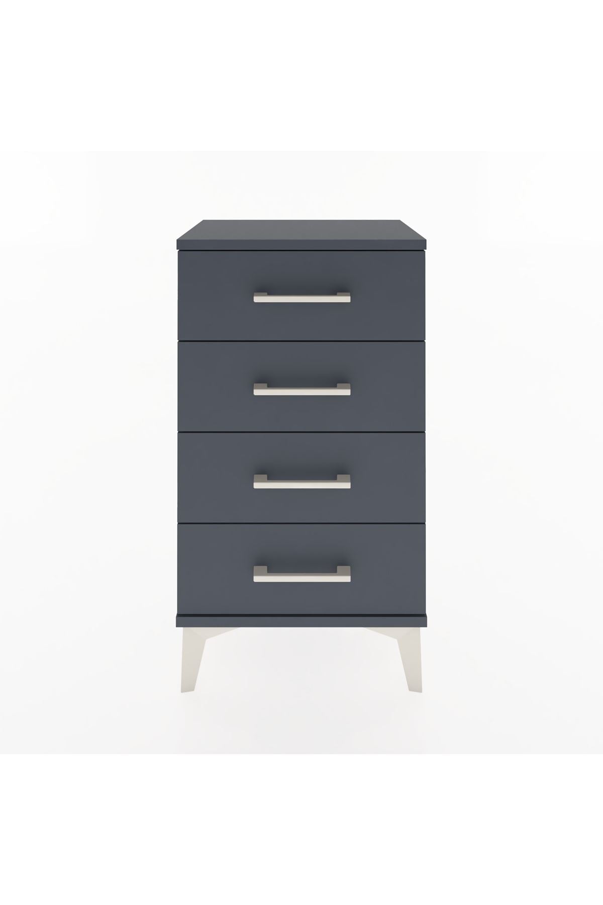 Arges Komodin 2 Raflı Tek Kapaklı 44x30x80 - S08M011V5A
