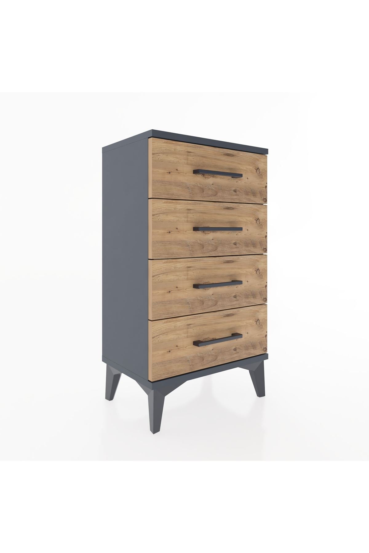 Arges Komodin 2 Raflı Tek Kapaklı 44x30x80 - S08M011V6A
