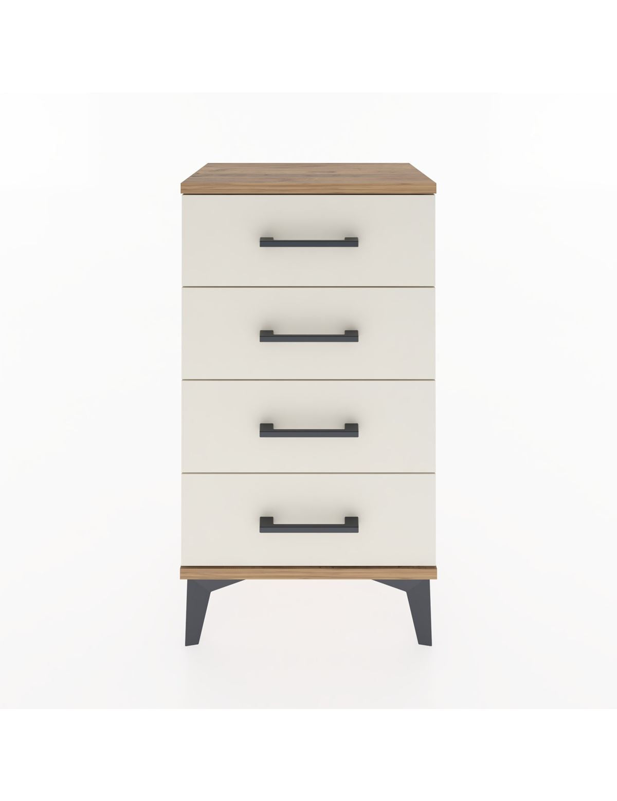 Arges Komodin 2 Raflı Tek Kapaklı 44x30x80 - S08M011V7A