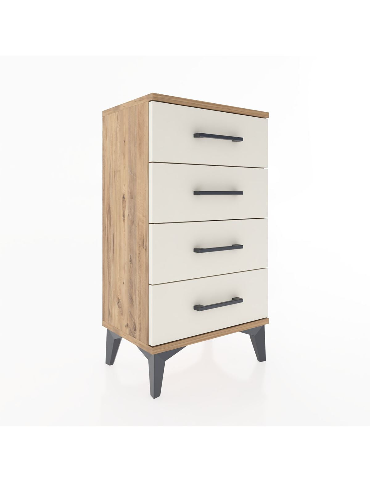 Arges Komodin 2 Raflı Tek Kapaklı 44x30x80 - S08M011V7A