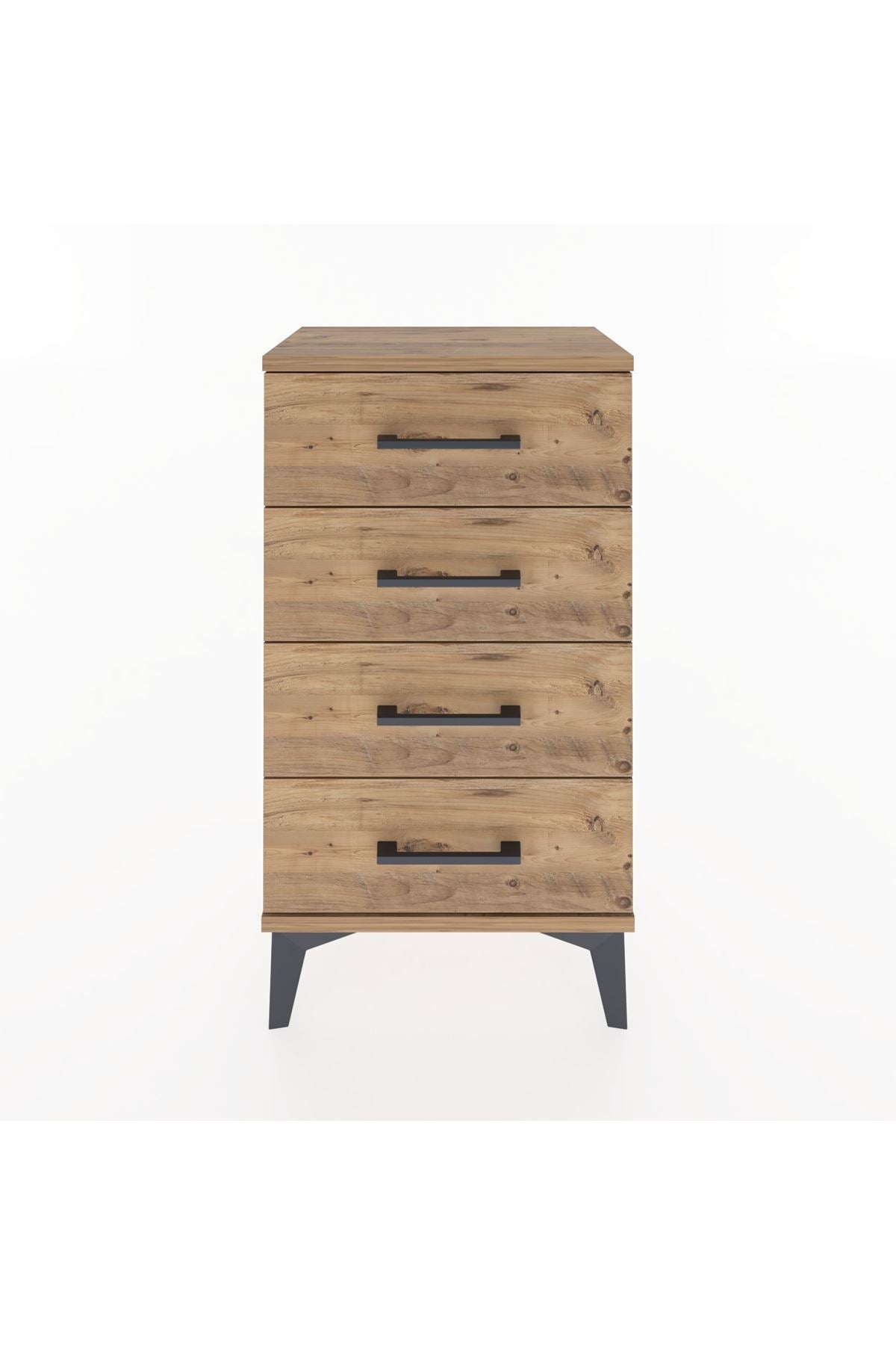 Arges Komodin 2 Raflı Tek Kapaklı 44x30x80 - S08M011V9A