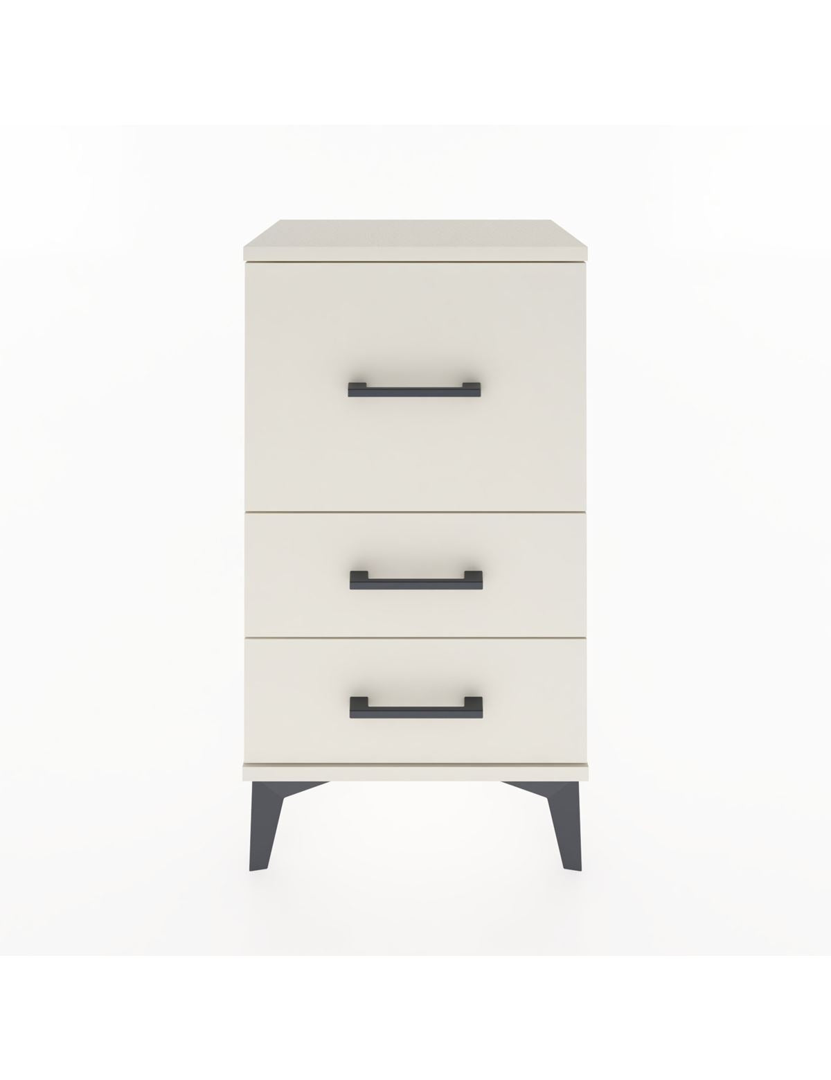 Arges Komodin Tek Raflı 2 Çekmeceli 44x30x80 - S08M014V1A