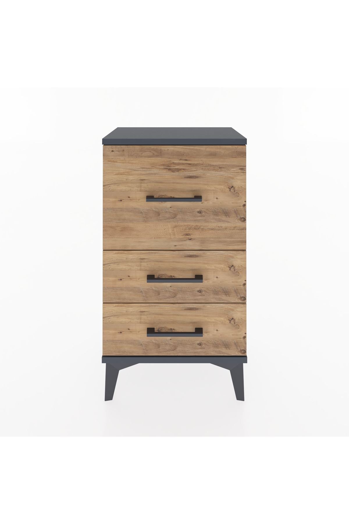 Arges Komodin Tek Raflı 2 Çekmeceli 44x30x80 - S08M014V6A