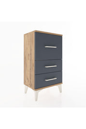 Arges Komodin Tek Raflı 2 Çekmeceli 44x30x80 - S08M014V8A