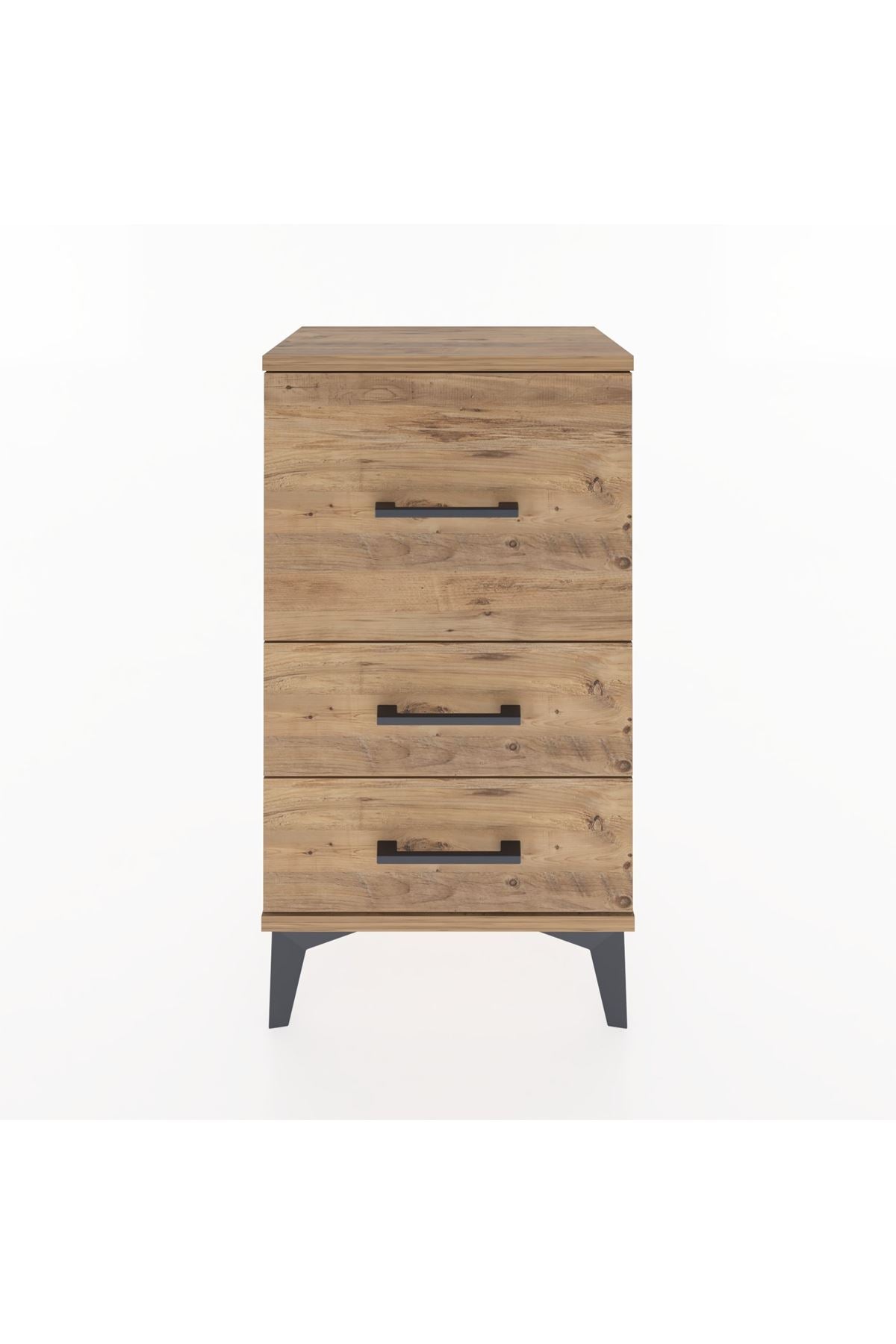 Arges Komodin Tek Raflı 2 Çekmeceli 44x30x80 - S08M014V9A
