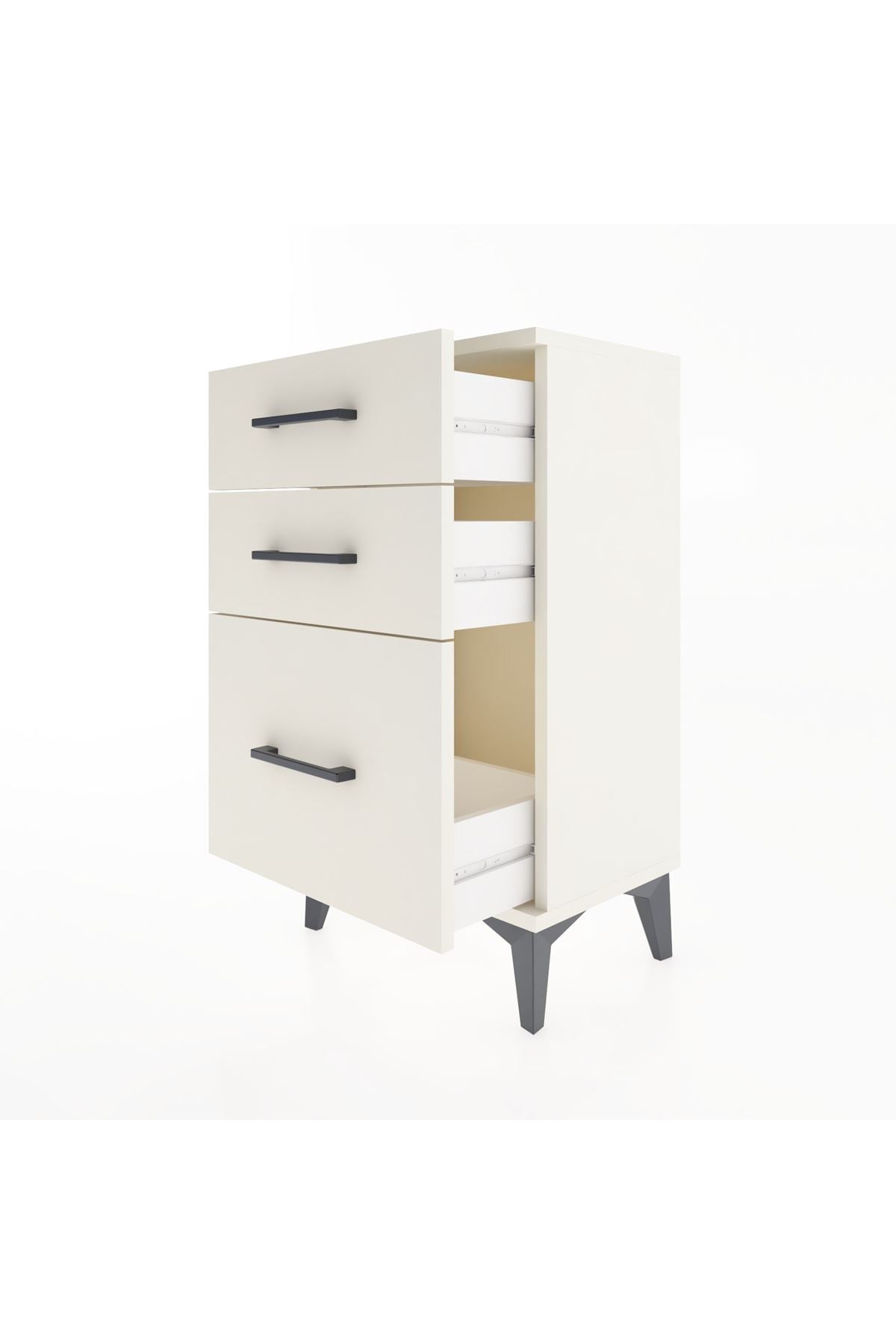 Arges Komodin 3 Çekmeceli 44x30x80 - S08M015V1A