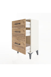 Arges Komodin 3 Çekmeceli 44x30x80 - S08M015V3A