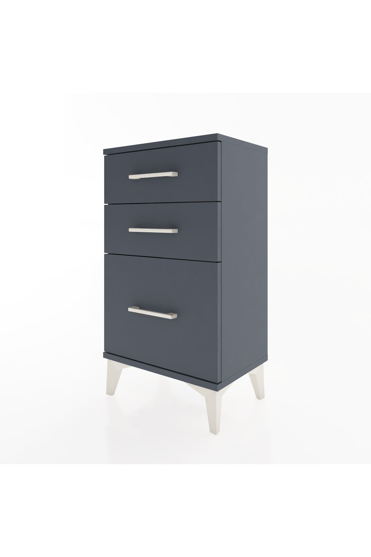 Arges Komodin 3 Çekmeceli 44x30x80 - S08M015V5A