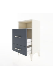 Arges Komodin Tek Raflı 2 Çekmeceli 44x30x80 - S08M017V2A