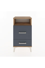 Arges Komodin Tek Raflı 2 Çekmeceli 44x30x80 - S08M017V8A