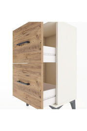 Arges Komodin Tek Raflı 2 Çekmeceli 44x30x80 - S08M018V3A