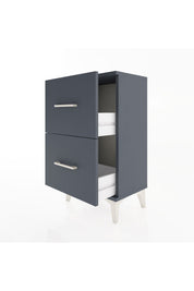 Arges Komodin Tek Raflı 2 Çekmeceli 44x30x80 - S08M018V5A