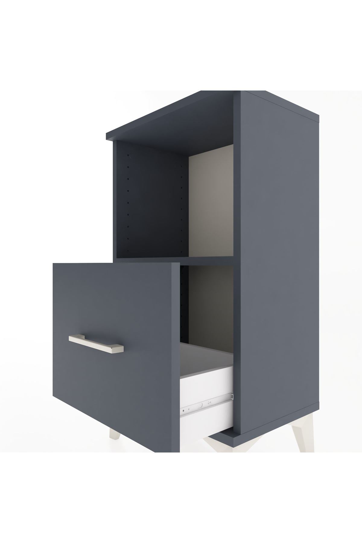 Arges Komodin Tek Çekmeceli 44x30x80 - S08M020V5A