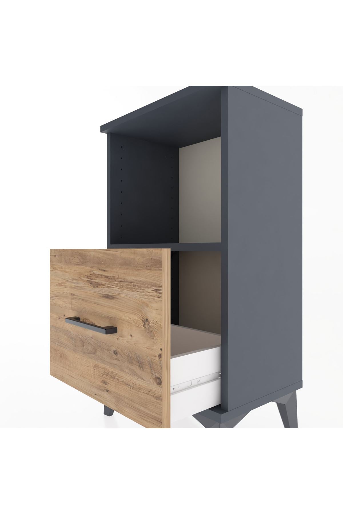 Arges Komodin Tek Çekmeceli 44x30x80 - S08M020V6A