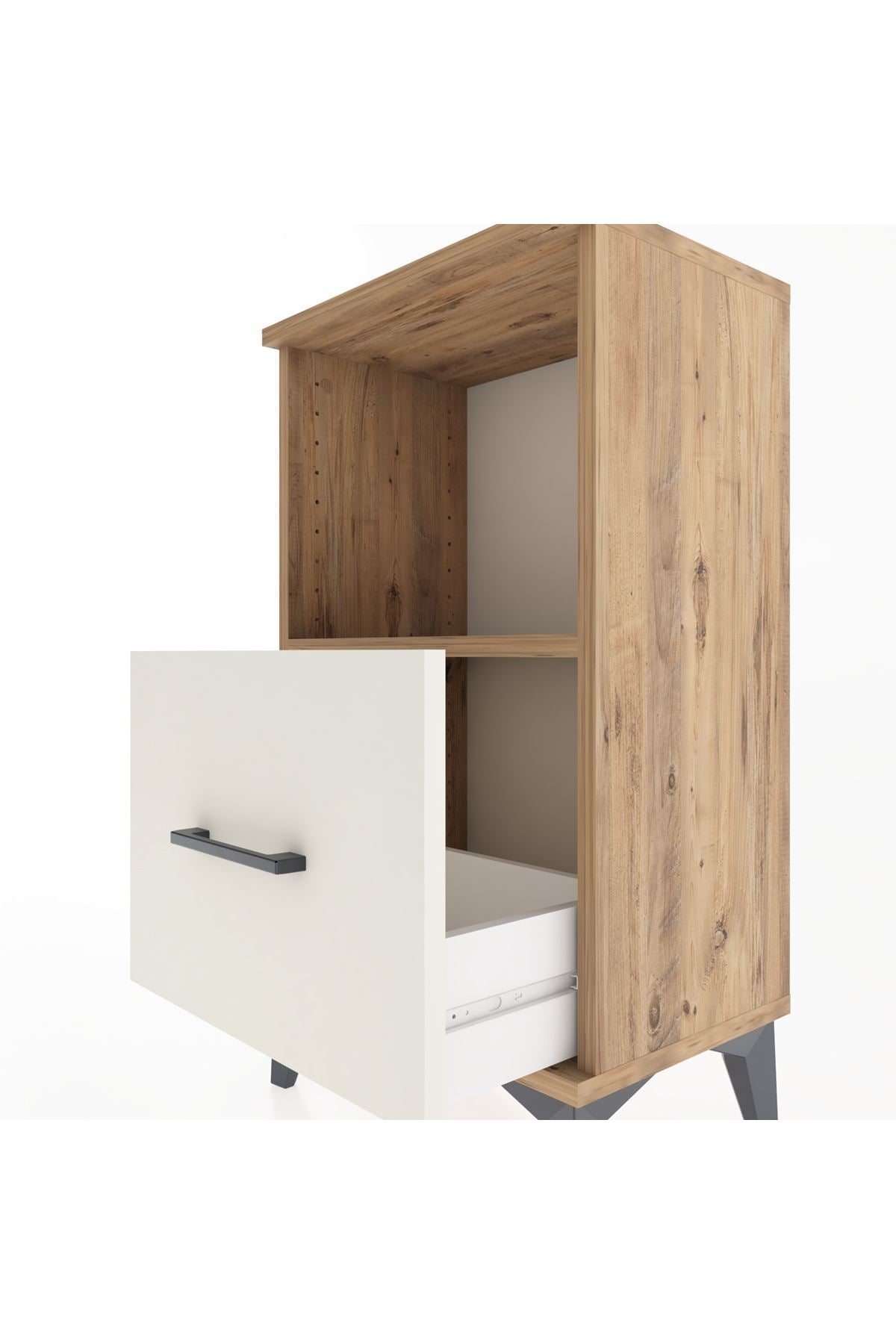 Arges Komodin Tek Çekmeceli 44x30x80 - S08M020V7A