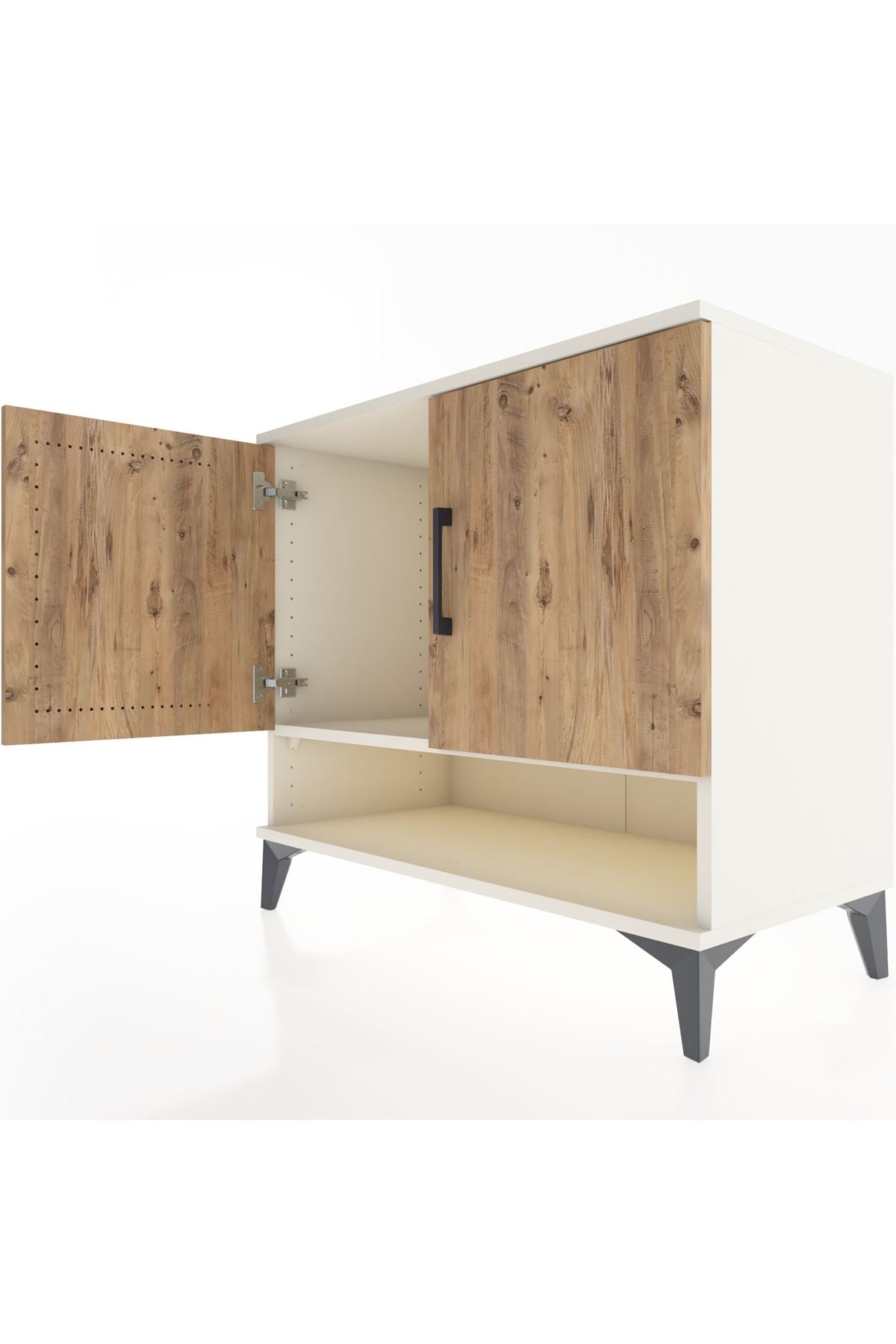 Hyperion Şifonyer Tek Raflı 2 Kapaklı 88x44x80 - S36M006V3B