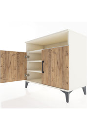 Hyperion Şifonyer 3 Raflı 2 Kapaklı 88x44x80 - S36M010V3B