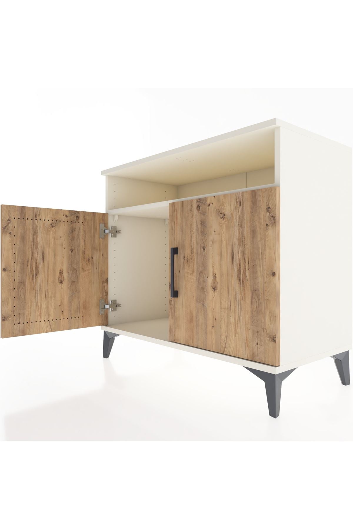 Hyperion Şifonyer Tek Raflı 2 Kapaklı 88x44x80 - S36M012V3B