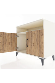 Hyperion Şifonyer Tek Raflı 2 Kapaklı 88x44x80 - S36M012V3B