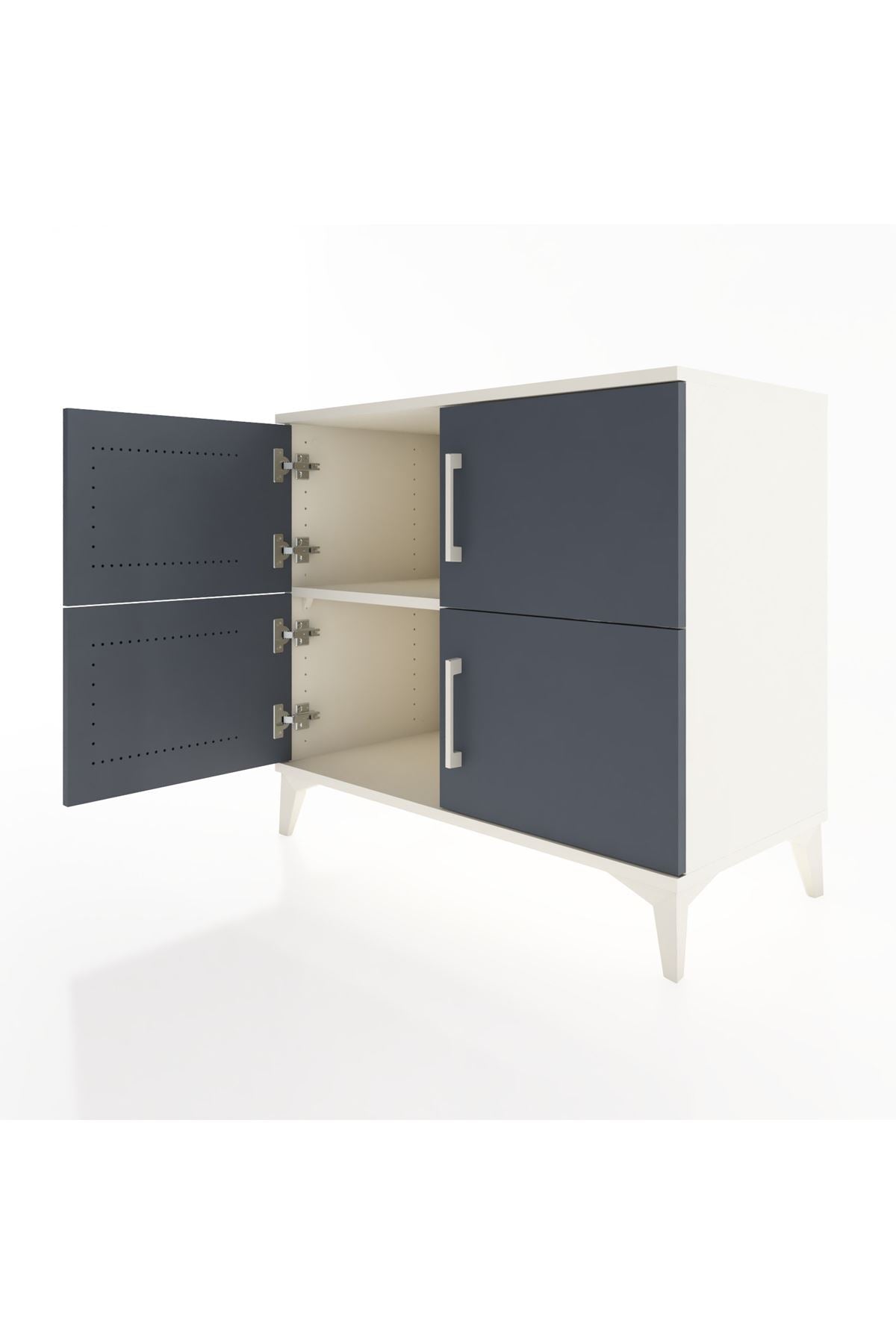 Hyperion Şifonyer Tek Raflı 4 Kapaklı 88x44x80 - S36M014V2B