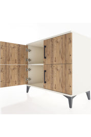 Hyperion Şifonyer Tek Raflı 4 Kapaklı 88x44x80 - S36M014V3B