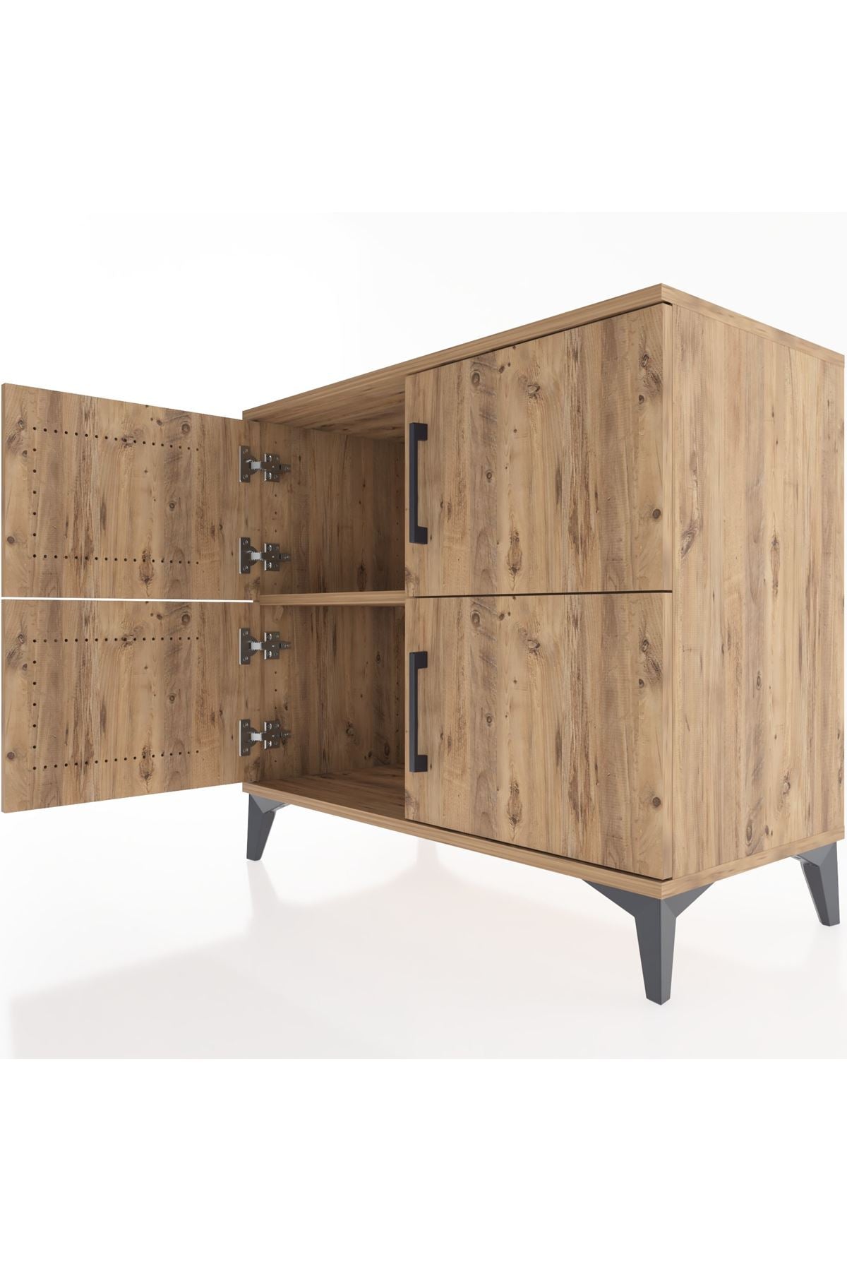 Hyperion Şifonyer Tek Raflı 4 Kapaklı 88x44x80 - S36M014V9B