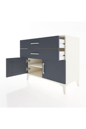 Hyperion Şifonyer Tek Raflı 2 Çekmeceli 2 Kapaklı 88x44x80 - S36M015V2B